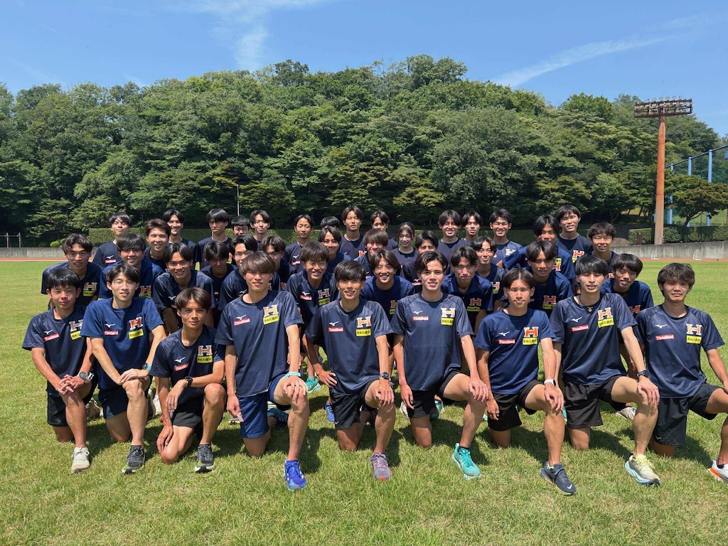 ゲストランナー 法政大学陸上競技部2名